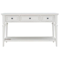 Heaven Wooden Console Foyer Table (White)