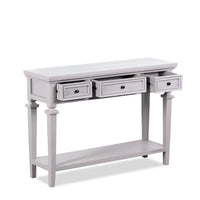 Heaven Wooden Console Foyer Table (Grey)