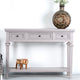 Heaven Wooden Console Foyer Table (Grey)