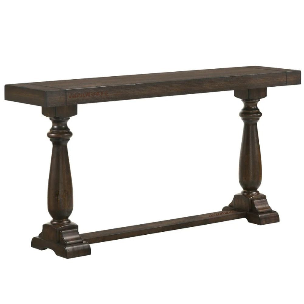 Uvi Wooden Console Foyer Table (Walnut)