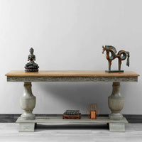 Wakte Wooden Entryway Table (Grey Distress)