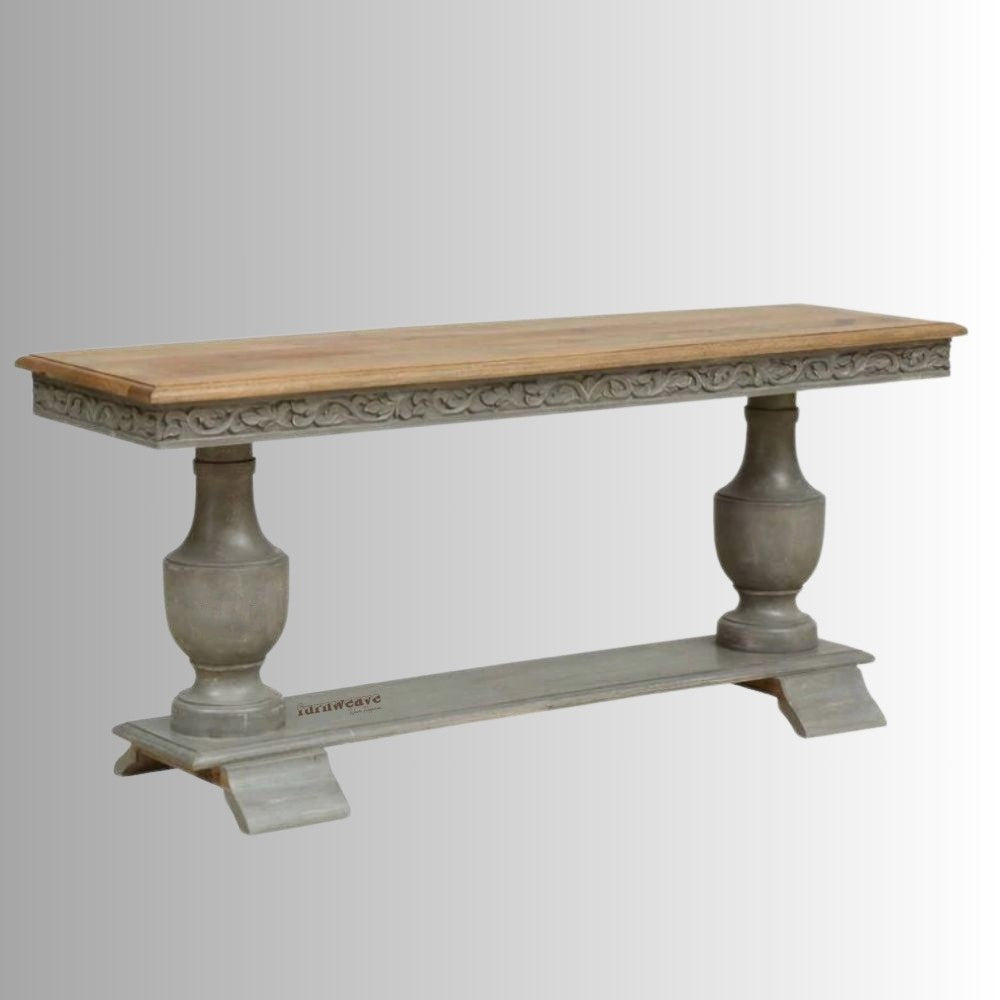 Wakte Wooden Entryway Table (Grey Distress)