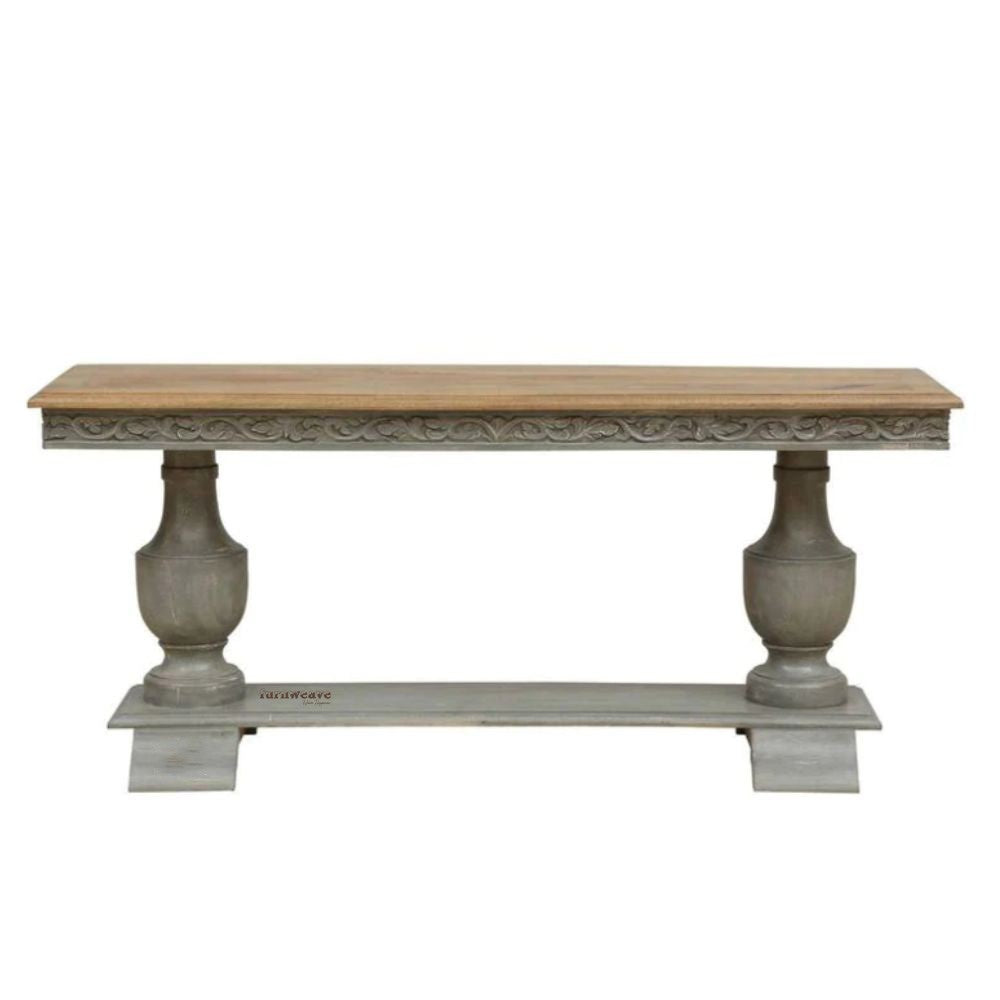 Wakte Wooden Entryway Table (Grey Distress)