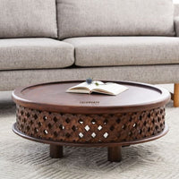 Akhit Wooden Coffee Table (Brown)