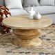 Krebi Wooden Round Coffee Table (Natural)