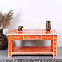 Vedam Wooden Handpainted Coffee Table