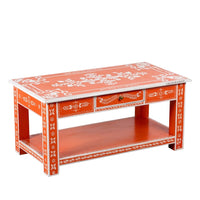 Vedam Wooden Handpainted Coffee Table