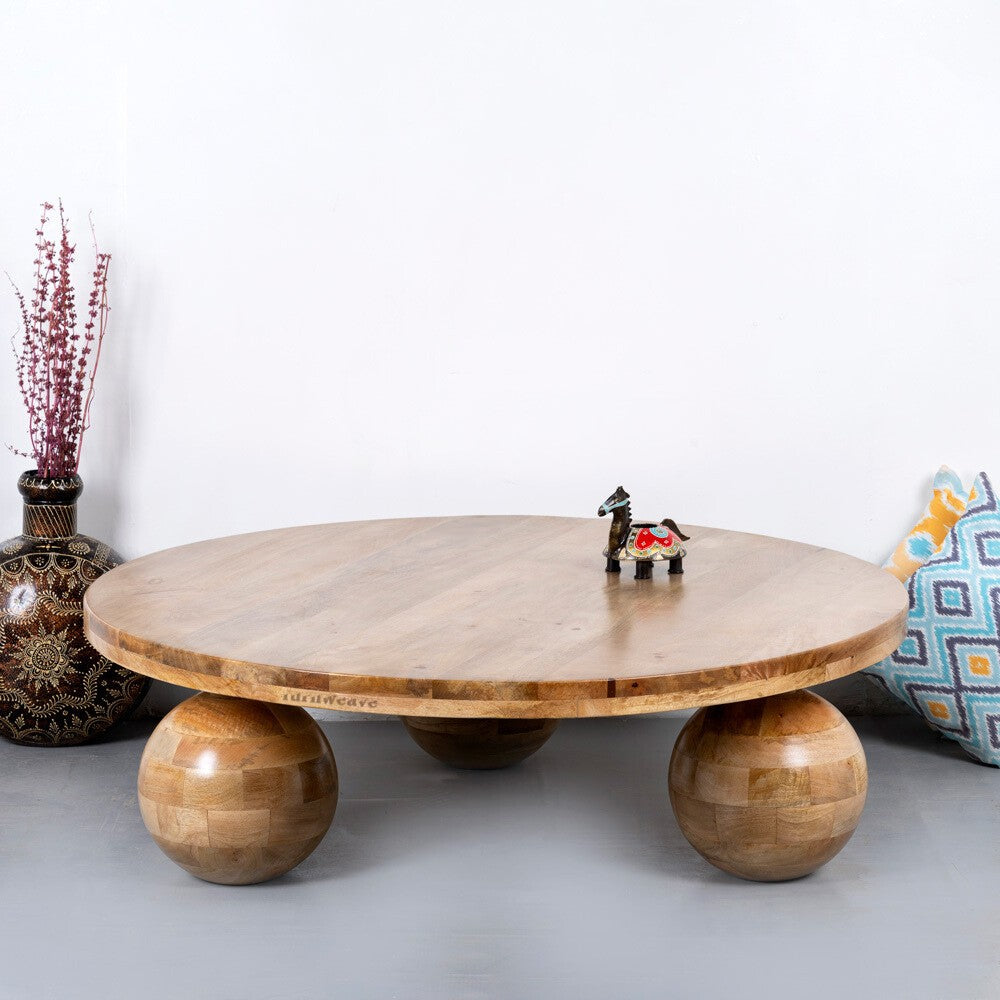 Rugda Wooden Round Coffee Table