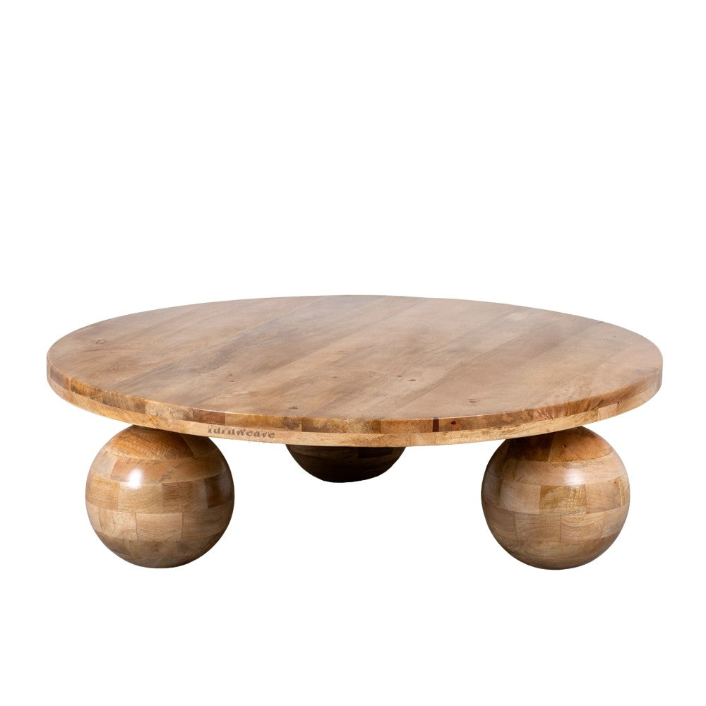 Rugda Wooden Round Coffee Table