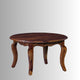 Ukemp Wooden Round Coffee Table (Brown)