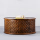 Upia Wooden Round Coffee Table (Honey)