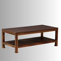 Aaakar Wooden Centre Table (Honey)