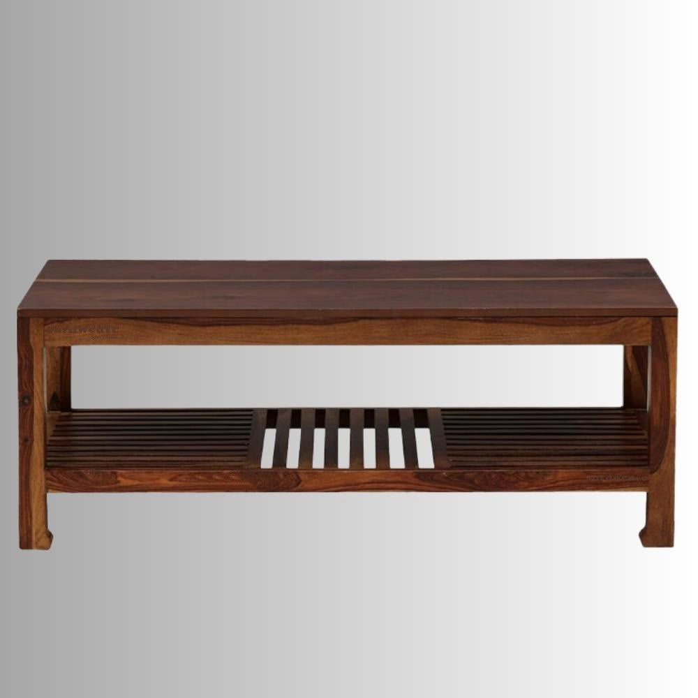 Aaakar Wooden Centre Table (Honey)