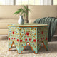 Bhava Wooden Handpainted Traditional Coffee Table | wood coffee table online in India | Furnweave