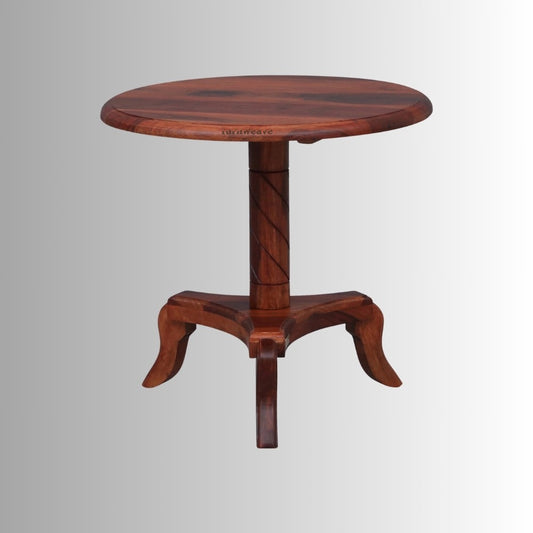 Samph Wooden Round Coffee Table (Teak)