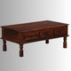 Sidhea Wooden Coffee Table with Drawers (Teak)