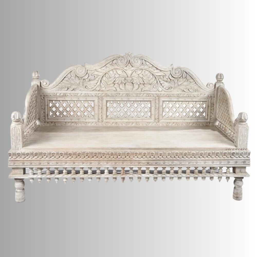 Gulim Wooden Carved Divan Daybed