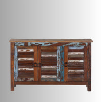 Oketa Wooden Reclaimed Finish Shoe Cabinet (Reclaimed)