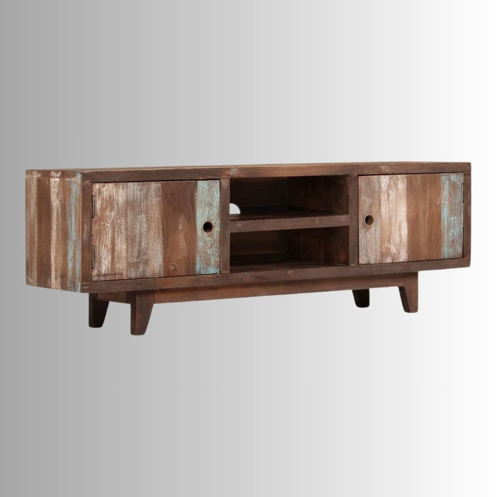 Reclai Wooden Tv Unit Entertainment Cabinet (Reclaimed)