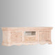 Uni Wooden Carved TVC Entertainment Unit (Cream Distress)