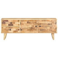 July Wooden Antique Rough TV Cabinet (Natural)