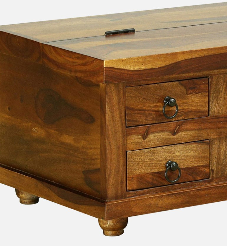 Sever Wooden Trunk with Drawers