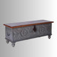 Dinea Wooden Centre Table Trunk (Grey)