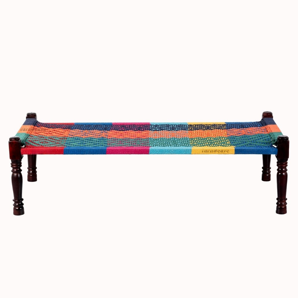 Rajasthani Wooden Khatiya Khaat (Colorful 002)