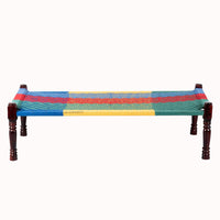 Rajasthani Wooden Khatiya Khaat (Colorful 004)