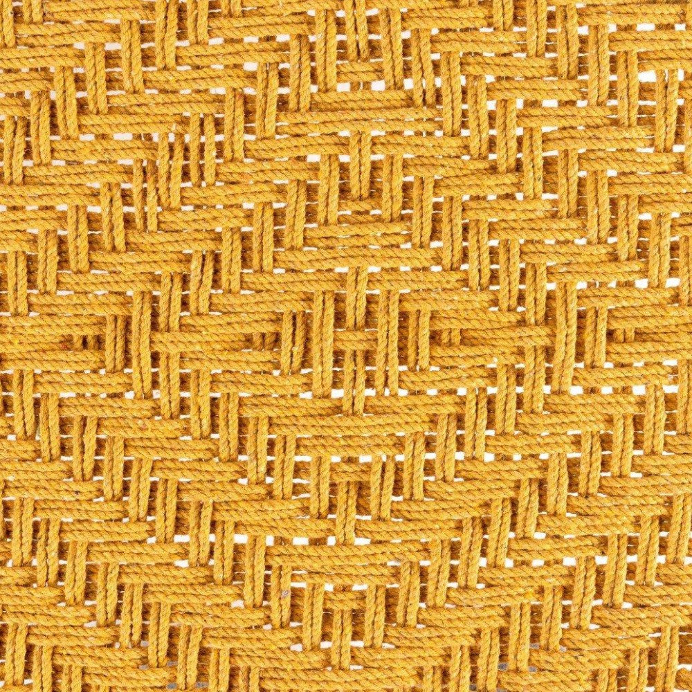 Rajasthani Wooden Khatiya Khaat (Yellow)