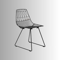 Tifa Metal Balcony Chair (Black)