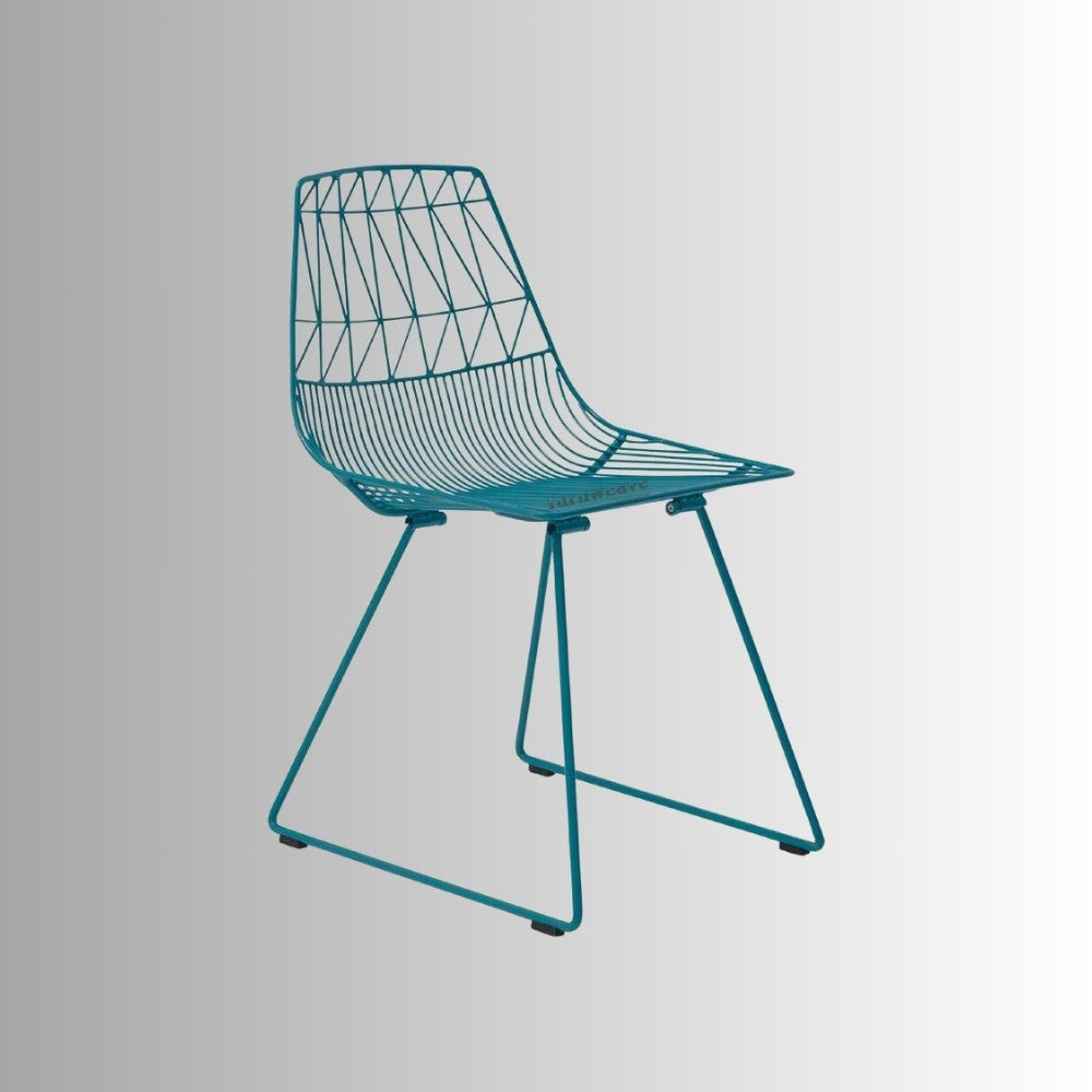 Tifa Metal Balcony Chair (Blue)