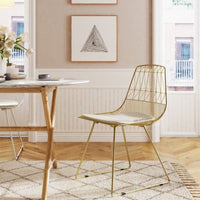 Tifa Metal Balcony Chair (Golden)