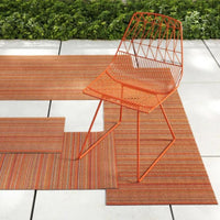 Tifa Metal Balcony Chair (Orange)