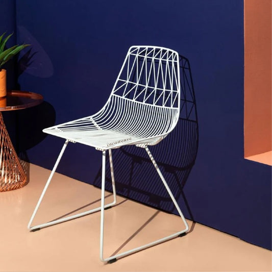 Tifa Metal Balcony Chair (White)