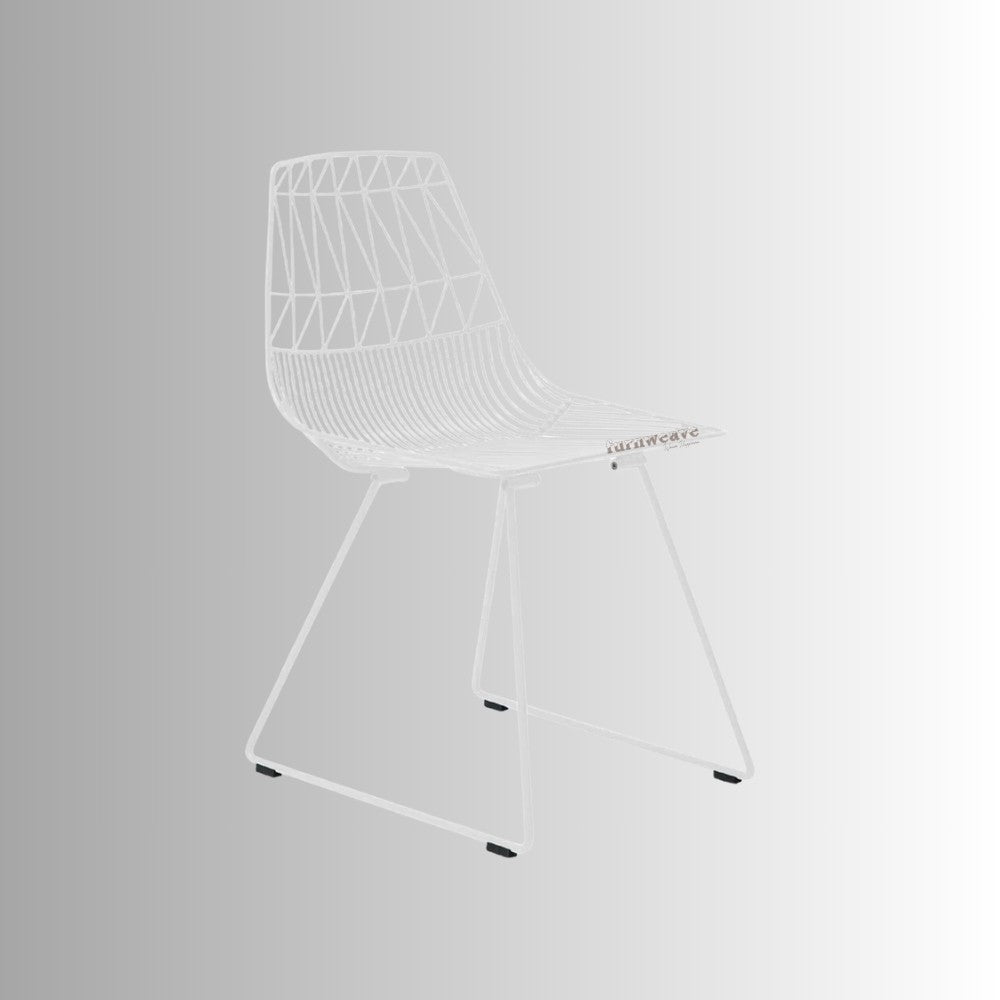 Tifa Metal Balcony Chair (White)