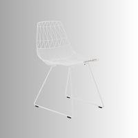 Tifa Metal Balcony Chair (White)