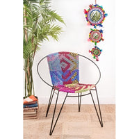 Jaipur Handwoven Multicolored Mix Chair