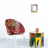 Sandhe Handwoven Multicolor Chair