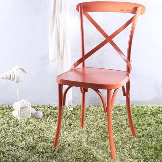 Cros Metal Garden Chair (Orange)