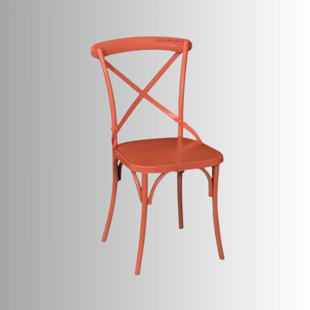 Cros Metal Garden Chair (Orange)