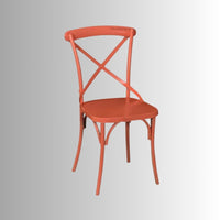 Cros Metal Garden Chair (Orange)