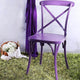 Cros Metal Garden Chair (Purple)