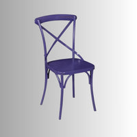 Cros Metal Garden Chair (Purple)