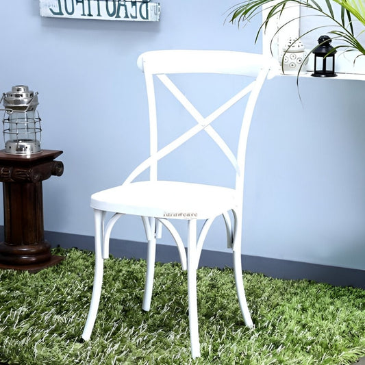 Cros Metal Garden Chair (White)