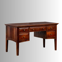 Phino Wooden Study Table (Brown)