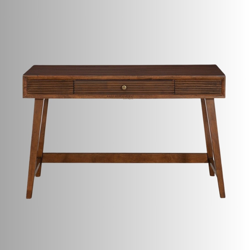 Yene Wooden Office Study Table (Teak)