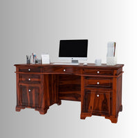 Pino Wooden Study Table (Mahagony)