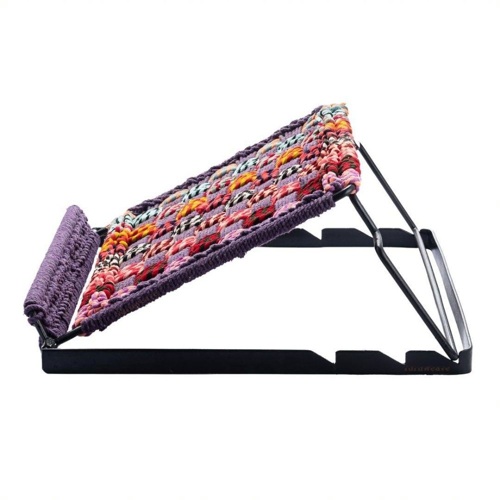 Bunai Handowen Laptop Stand (Purple and Multicolor)