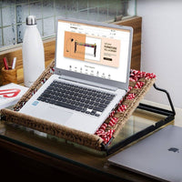 Bunai Handowen Laptop Stand (Jute and Multicolor)